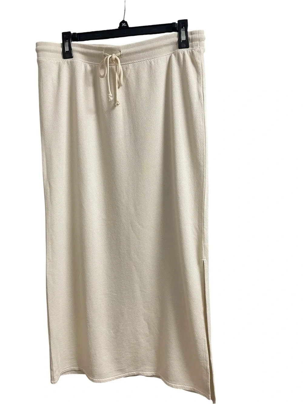 UNIVERSAL THREAD GOODS Co. MAXI SKIRT PULL-ON DRAWSTRING WOMEN CREAM SIZE MEDIUM